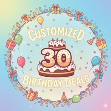 Customized birthday deals